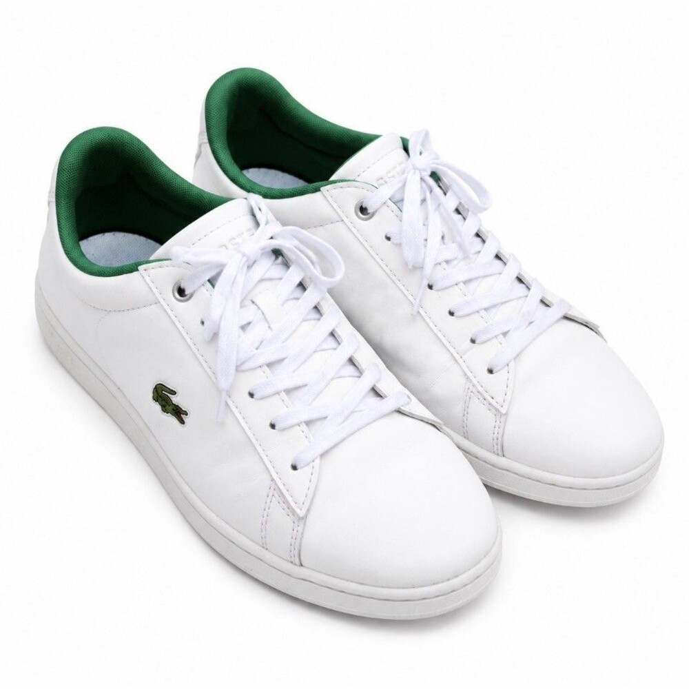 Lacoste Hydez 119 1 SMA White Green Leather Sneakers Men’s US 8.5 EU 41